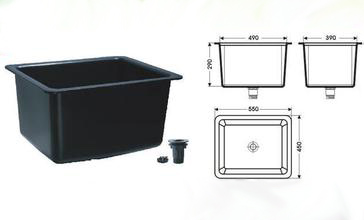 實(shí)驗(yàn)室專(zhuān)用PP中號(hào)水槽-03
